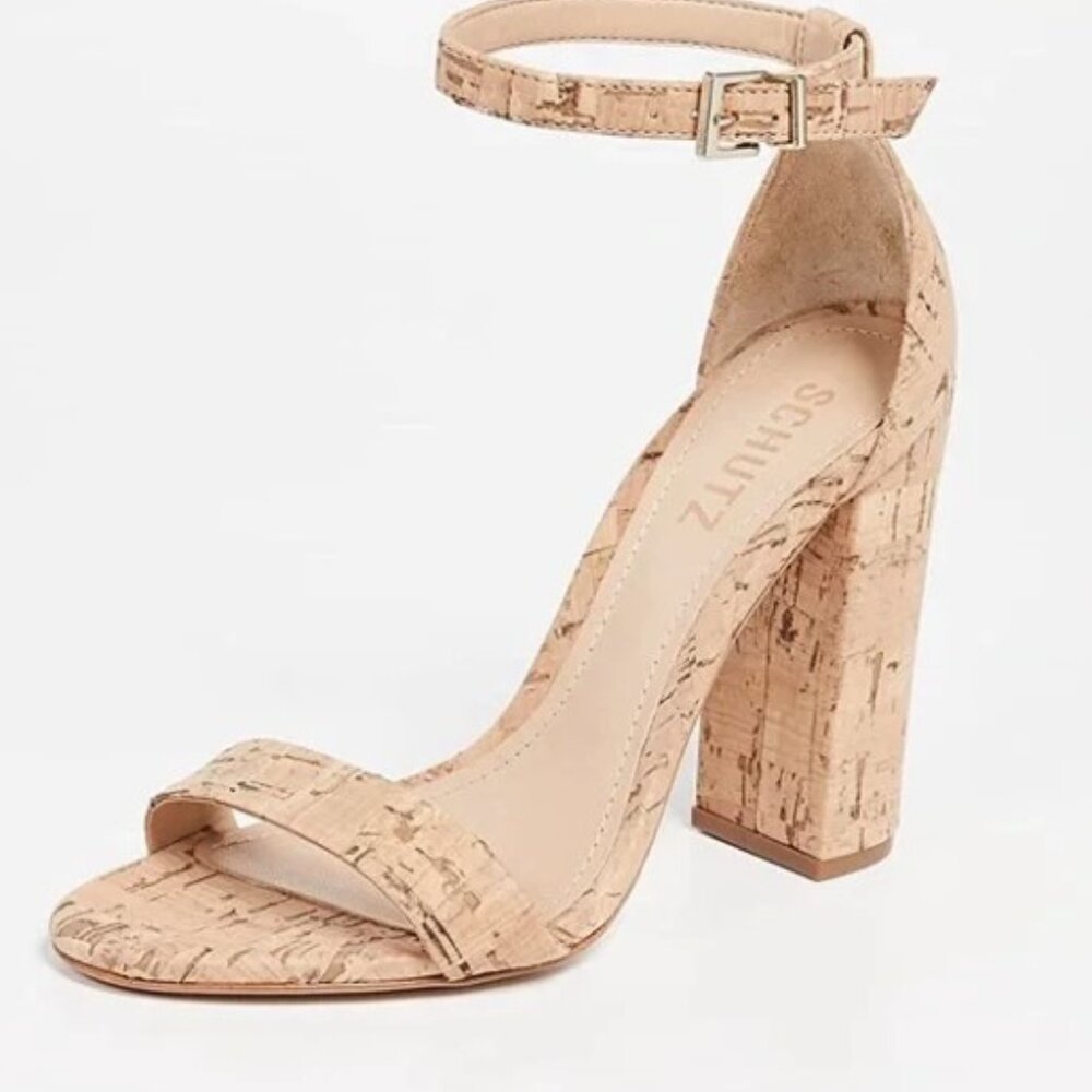 Schutz cork heels. Size 6.5
